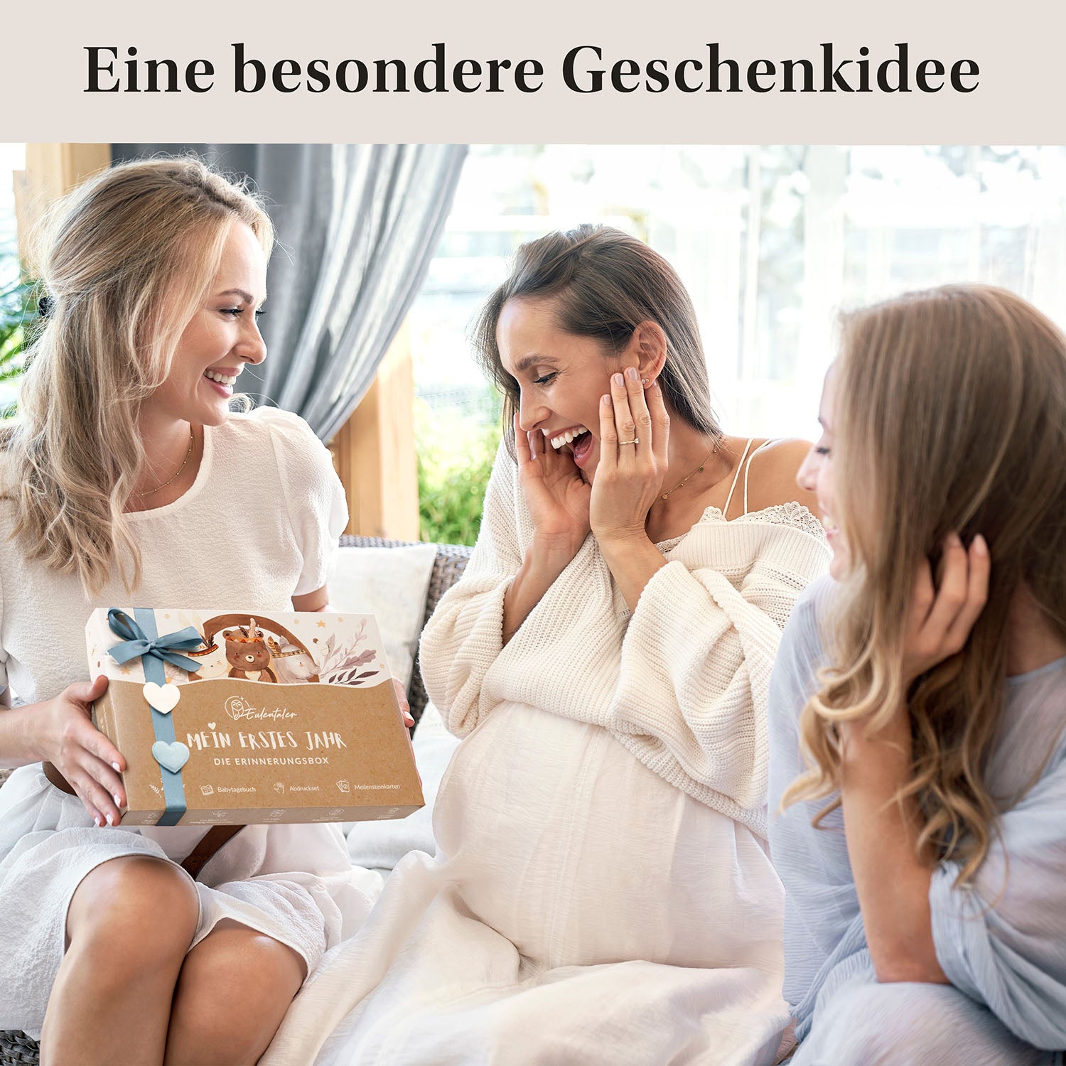 Baby Erinnerungsbox "Mein erstes Lebensjahr" als besondere Geschenkidee