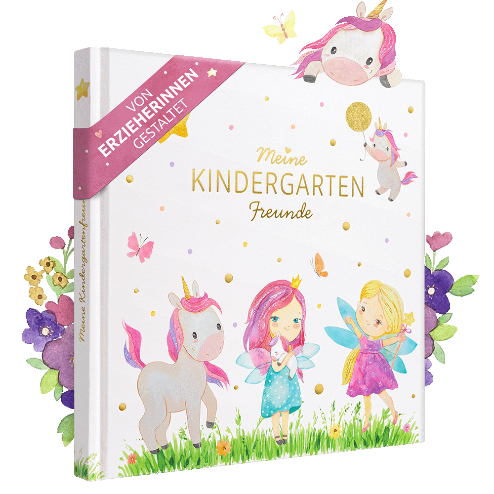 Freundebuch Kindergarten "Einhorn"